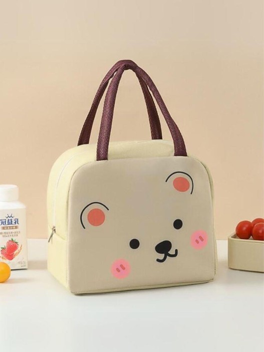 Термосумка &quot;Cute animal&quot;, beige (19*22*14 см) 