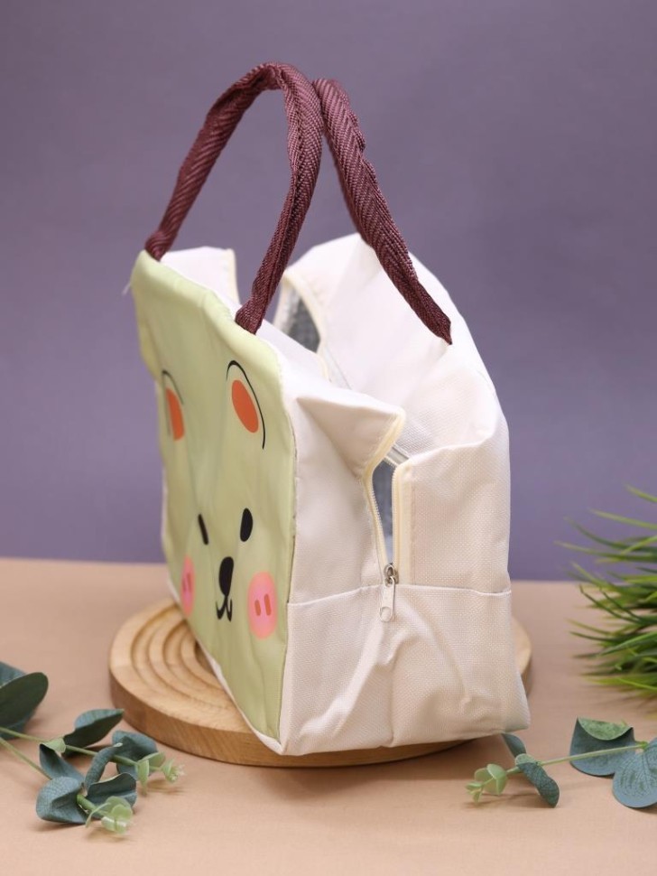 Термосумка "Cute animal", beige (19*22*14 см)