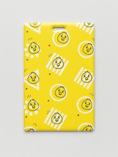 Держатель для карт «Crazy duck», yellow (6,5 х 10,4 см)