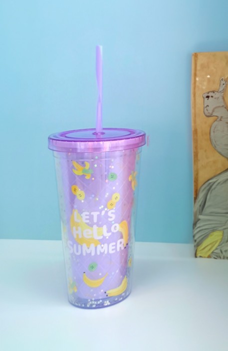 Тамблер &quot;Hello summer&quot;, purple 