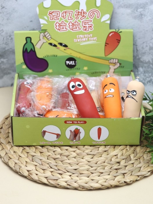 Мялка - антистресс «Funny sausage», brown 