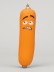 Мялка - антистресс «Funny sausage», brown 