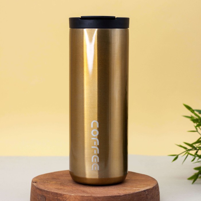 Термокружка "Overflow", gold (550 ml) 