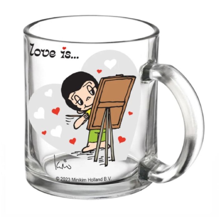 Набор кружек &quot;Love is...Портрет&quot;, 320 мл, стекло 