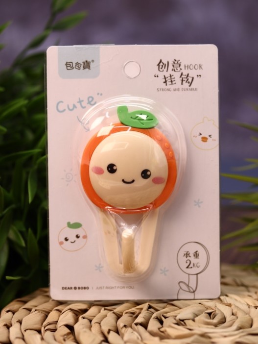 Крючок на липучке «Berry», orange 