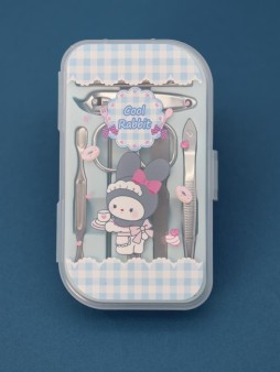 Маникюрный набор "Крутой кролик", синий