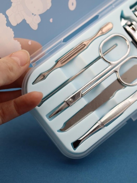 Маникюрный набор "Крутой кролик", синий 