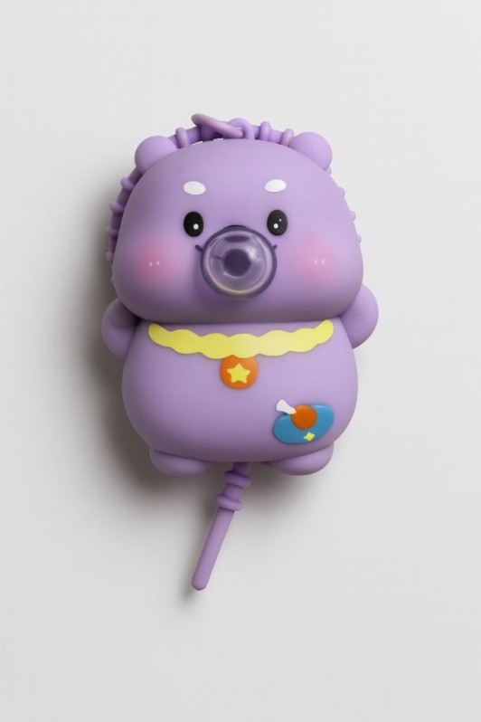 Брелок-мялка с тревел креплением «Chibi friends», purple 