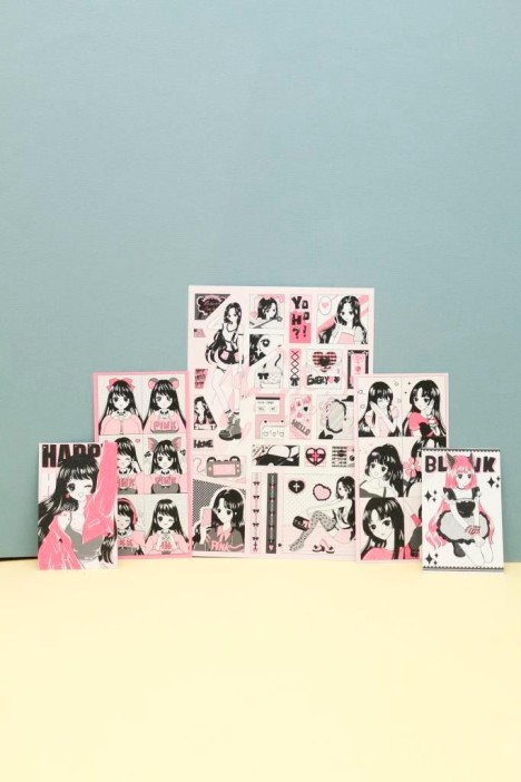 Наклейки &quot;Pink blank&quot; 