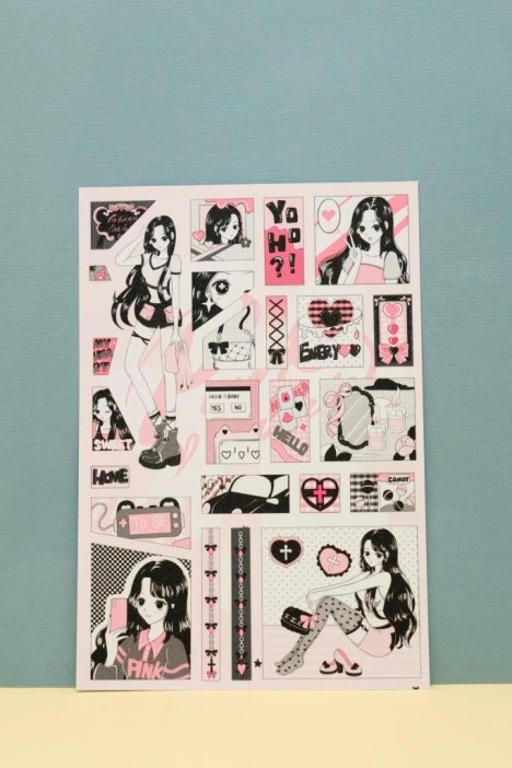 Наклейки &quot;Pink blank&quot; 