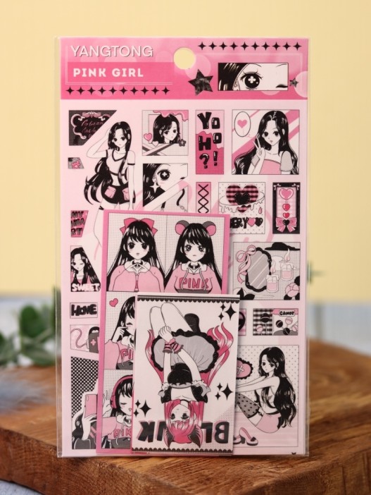 Наклейки &quot;Pink blank&quot; 