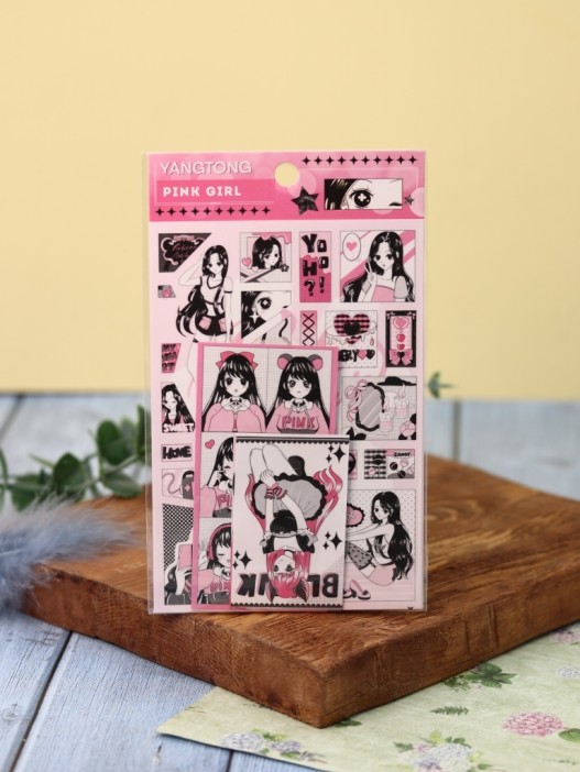 Наклейки &quot;Pink blank&quot; 