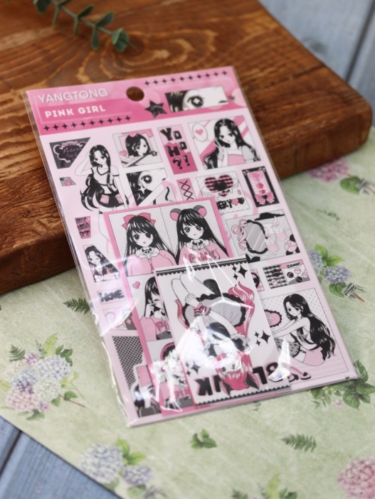 Наклейки &quot;Pink blank&quot; 