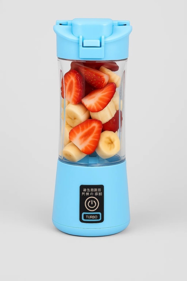Блендер портативный "Juicy", blue, USB, (24*8 см)