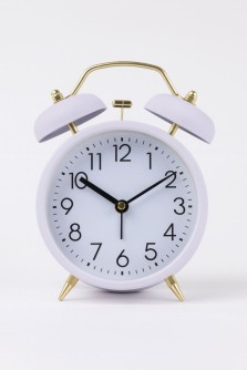 Часы-будильник «Purple time», (12.3*8.8*4.7 см)