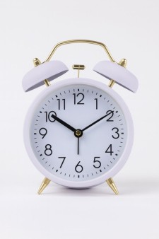 Часы-будильник «Purple time», (12.3*8.8*4.7 см)