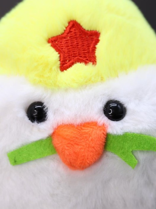 Плюшевый брелок &quot;Chick soldier&quot;, white (9 см) 