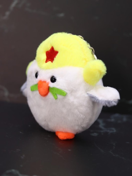 Плюшевый брелок &quot;Chick soldier&quot;, white (9 см) 