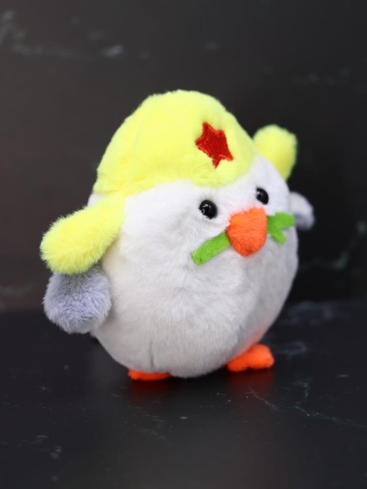 Плюшевый брелок &quot;Chick soldier&quot;, white (9 см) 