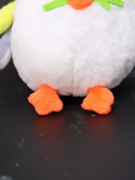 Плюшевый брелок &quot;Chick soldier&quot;, white (9 см) 