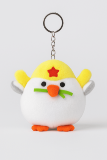 Плюшевый брелок &quot;Chick soldier&quot;, white (9 см)