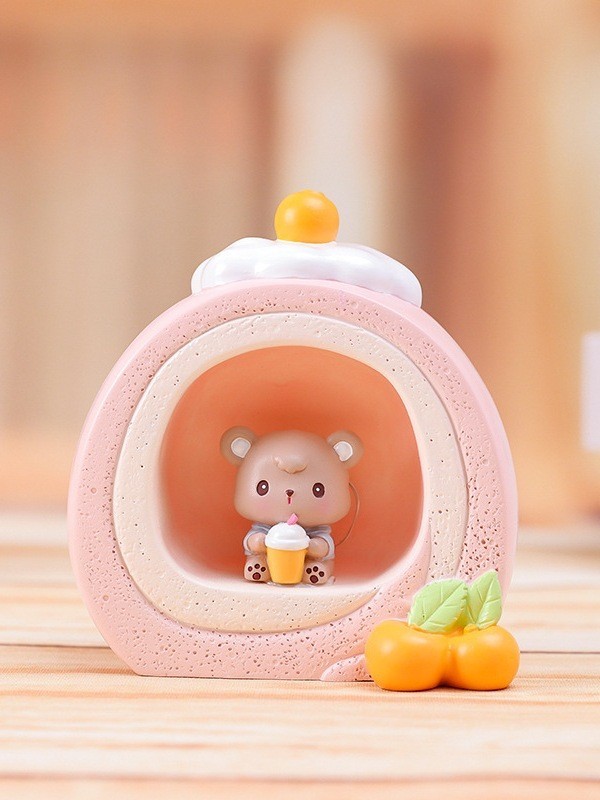 Ночник "Апельсиновый десерт", оранжевый (10 см)