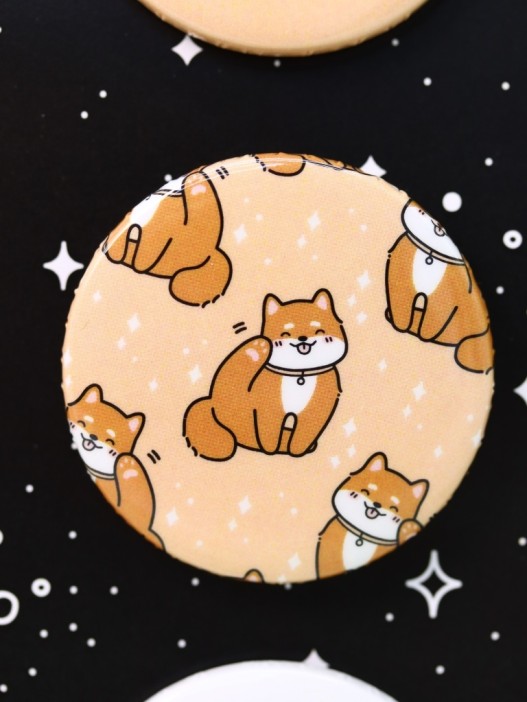 Набор значков 3 шт. iLikeGift Аниме «Shiba inu» 
