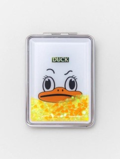 Зеркало-шейкер раскладное &quot;Animal duck&quot;, white (8*6 см)