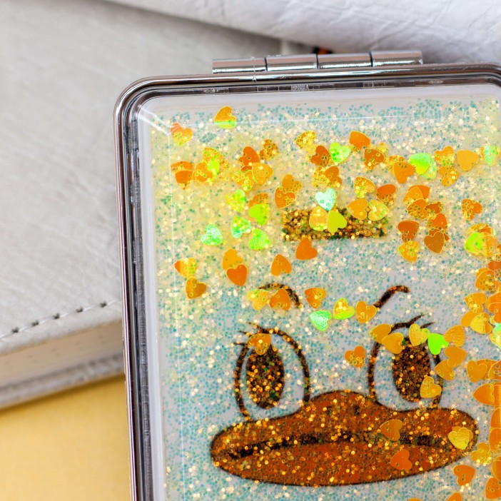 Зеркало-шейкер раскладное &quot;Animal duck&quot;, white (8*6 см) 