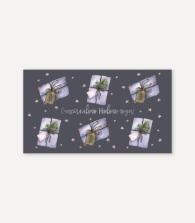 Набор конвертов для денег 5 шт. сборный «Счастливого нового года. Письма», 16.5*8 см