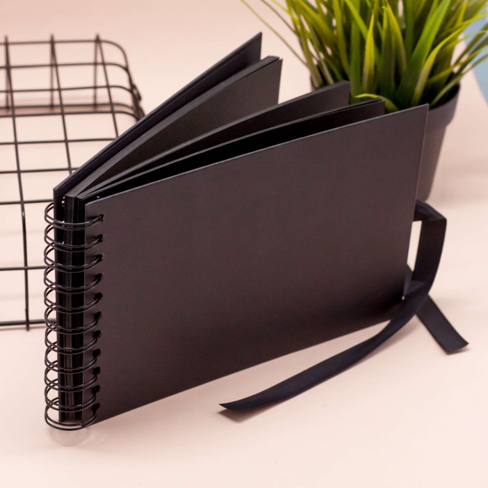 Фотоальбом &quot;Long&quot;, black (21,5 х 15 см) 