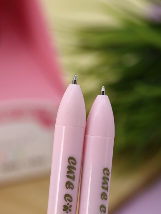 Разноцветная ручка 4 в 1 "МЯУ лапка", pink 