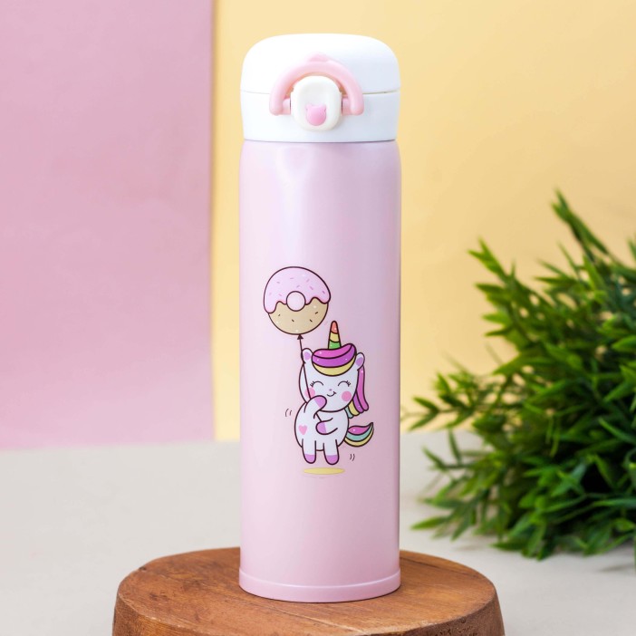 Термос "Little girl unicorn", pink (500 ml) 
