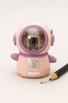 Точилка для карандашей электрическая "Astronaut", pink