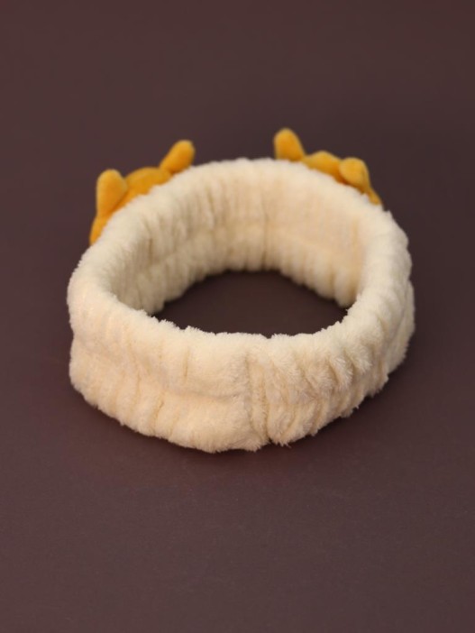 Повязка на голову GIRLY &quot;Doggy smile&quot;, yellow 