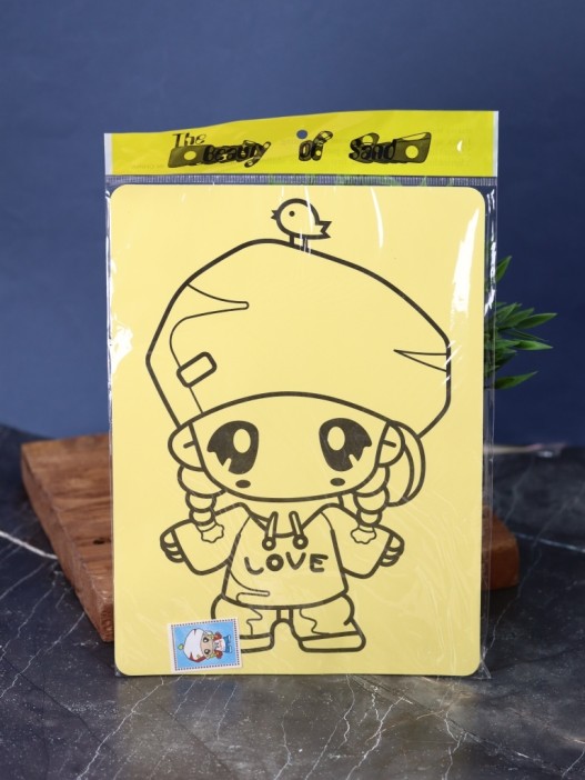 Раскраска &quot;Девочка с птичкой&quot;, 21*28, 9цв 