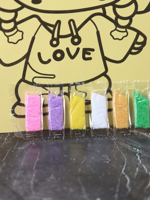 Раскраска &quot;Девочка с птичкой&quot;, 21*28, 9цв 