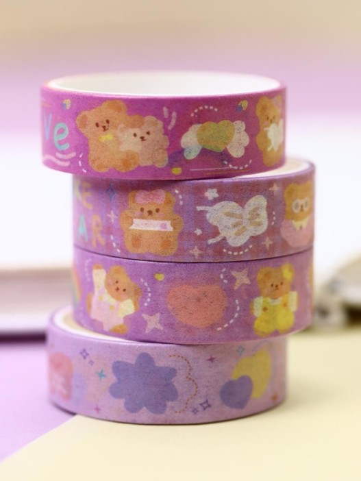 Набор декоративного скотча &quot;Lovely cartoon&quot;, pink 