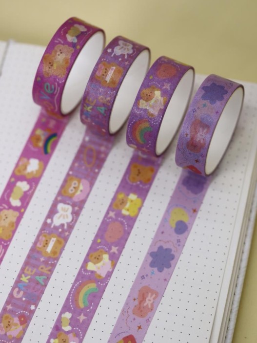Набор декоративного скотча &quot;Lovely cartoon&quot;, pink 