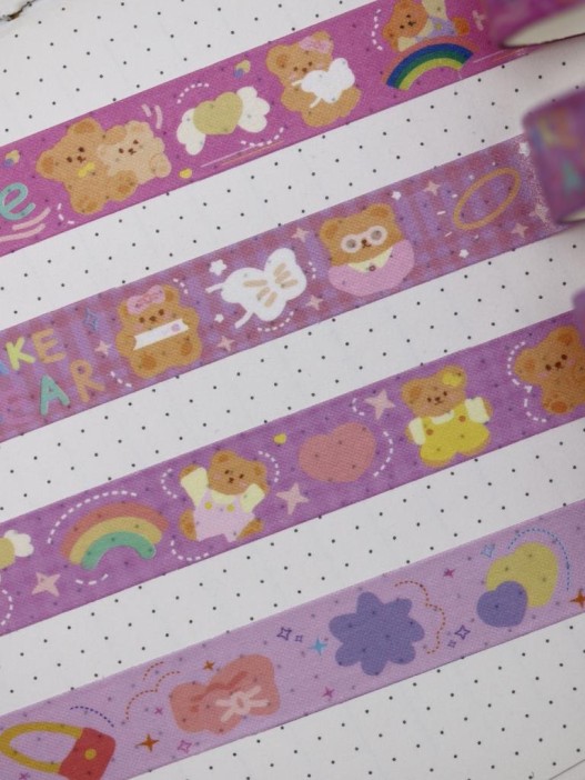 Набор декоративного скотча &quot;Lovely cartoon&quot;, pink 