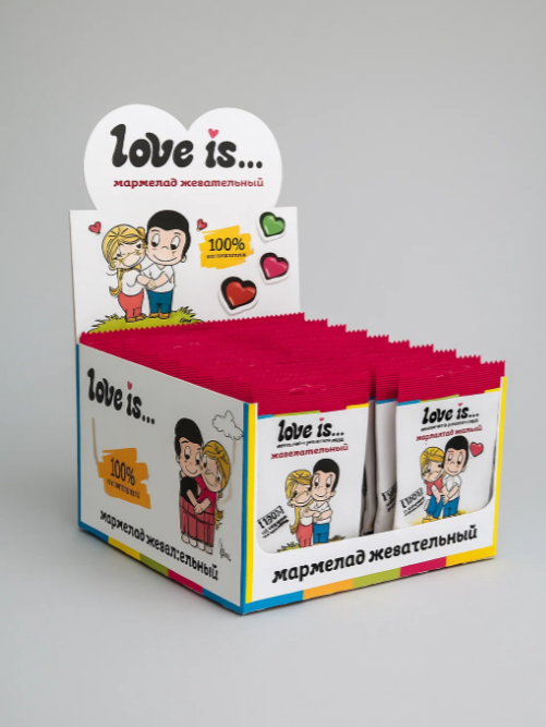 Мармелад жевательный “Love is” ЖуйМиксик &quot;Холодок-малина&quot; 20 шт 