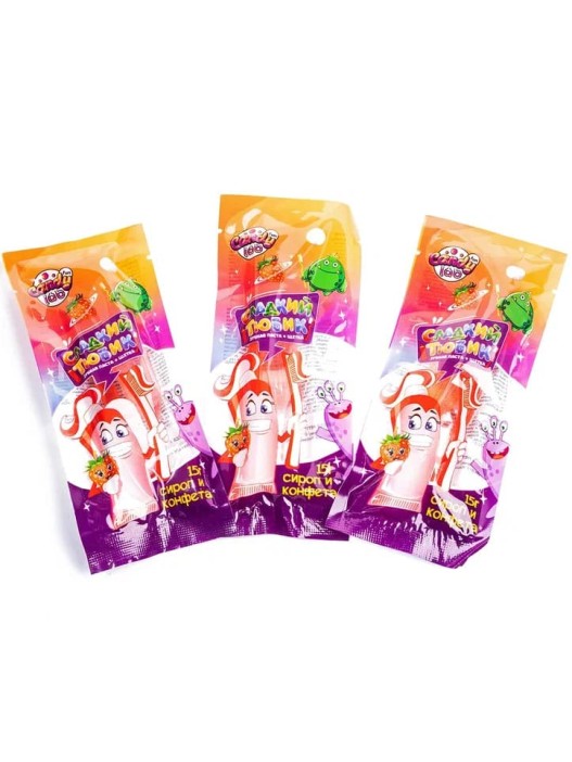 Желе и сахарное драже «Сладкий тюбик», 30шт 