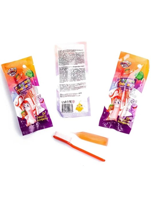 Желе и сахарное драже «Сладкий тюбик», 30шт 