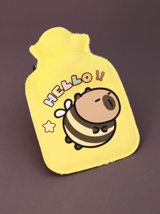 Грелка мини "Capibar", yellow, 300 мл (16*11 см) 