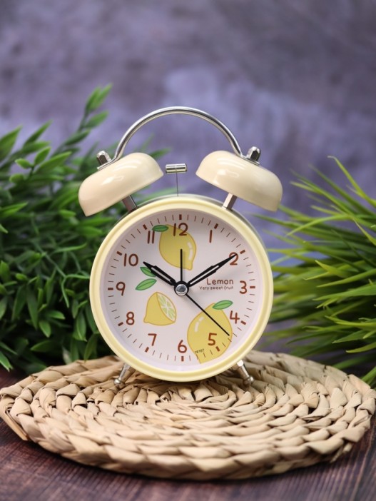 Часы-будильник «Lemon», yellow 