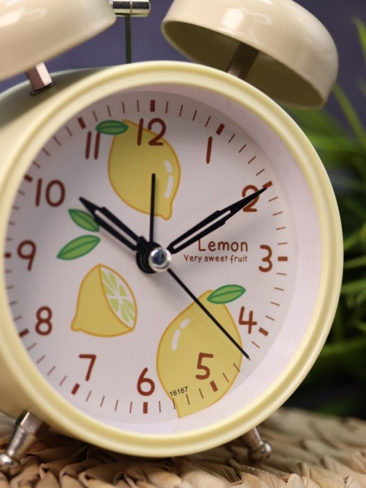 Часы-будильник «Lemon», yellow 