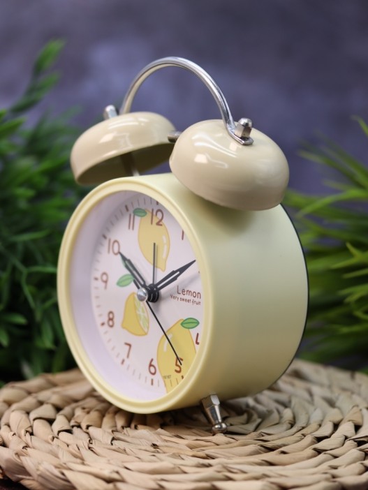 Часы-будильник «Lemon», yellow 