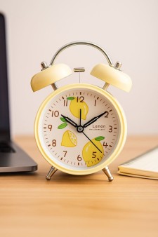 Часы-будильник «Lemon», yellow