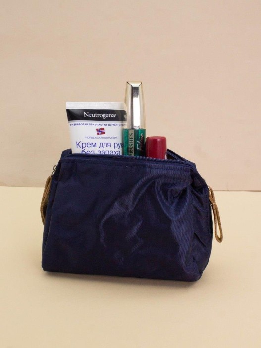 Косметичка - органайзер &quot;With bows&quot; blue, 11*15*7 см 