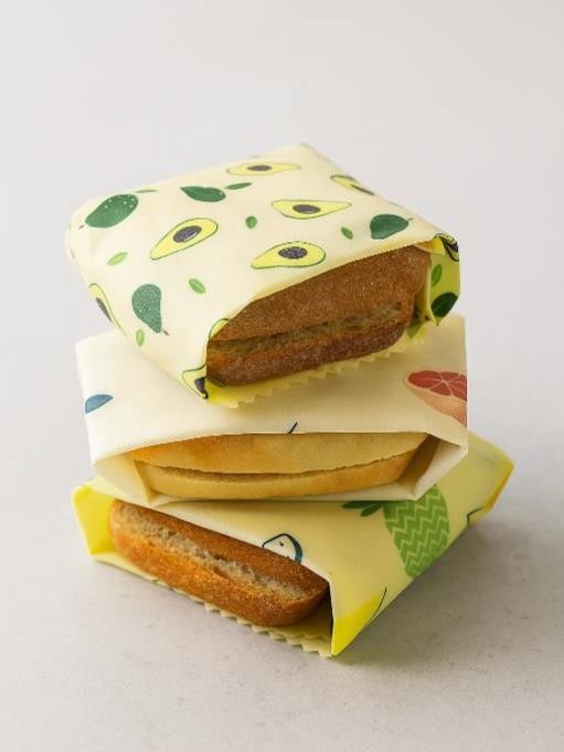 Салфетка восковая для хранения продуктов (19х15см), 3 диз. 